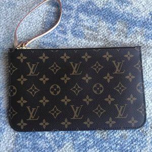 Louis Vuitton Neverfull Monogram Clutch Never Used